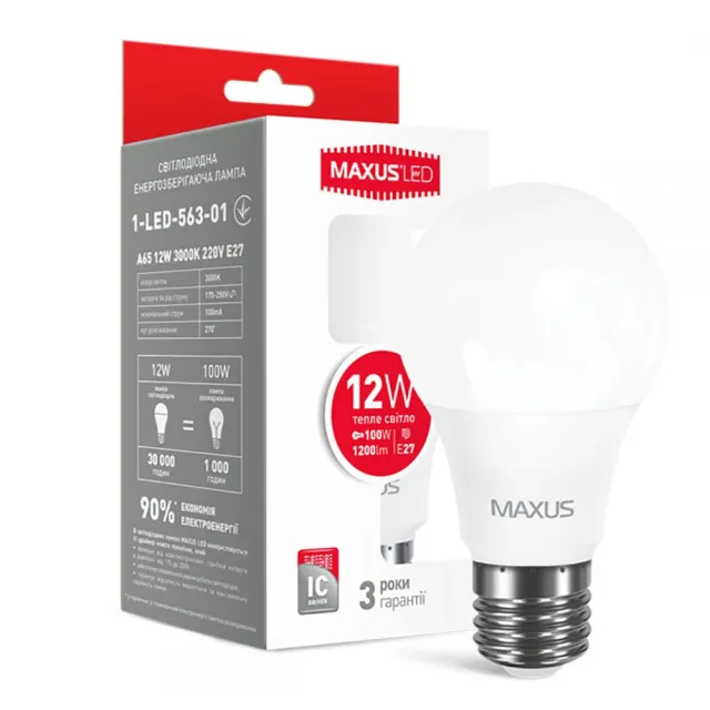 LED лампи Maxus - сучасні технології на ринку світлодіодної продукції — фото 1